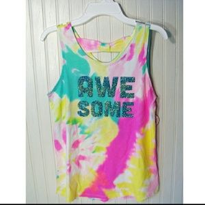 5 For $25 Girls Tye Dye T Shirt Tank Top Size 14